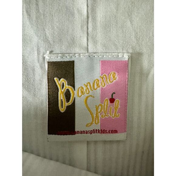 NWT Banana Split Gray Striped Smocked Sports Longall Sleeveless Pants Boys 24M - Picture 5 of 7